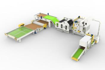 HJBR-1230 * 1850 Lini Produksi Selimut