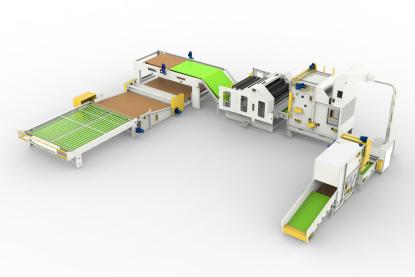 HJBR-1230 * 1850 Lini Produksi Selimut